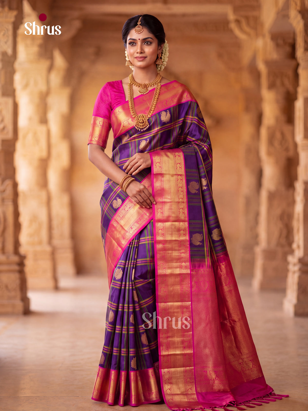 Kanchipuram silk Saree - EGS03369