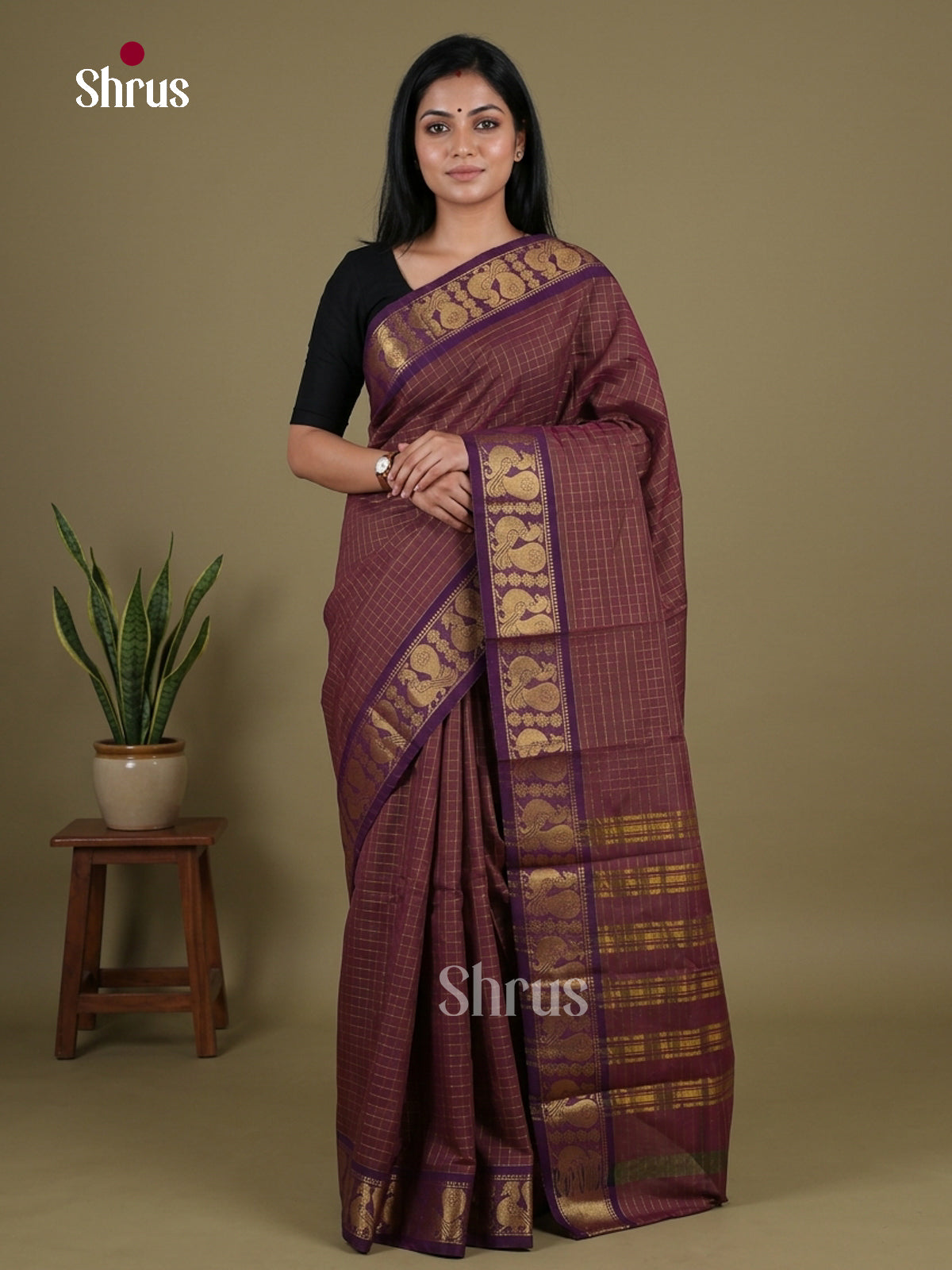 Sungudi Cotton Saree - EGS09049