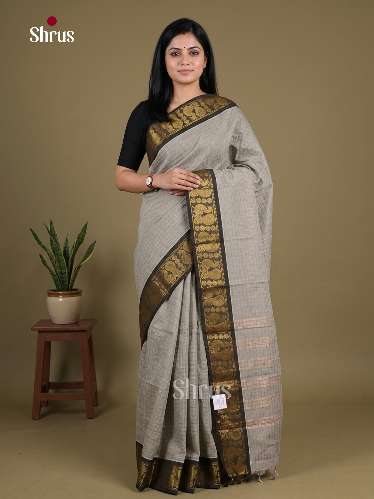 Sungudi Cotton Saree - EGS09052