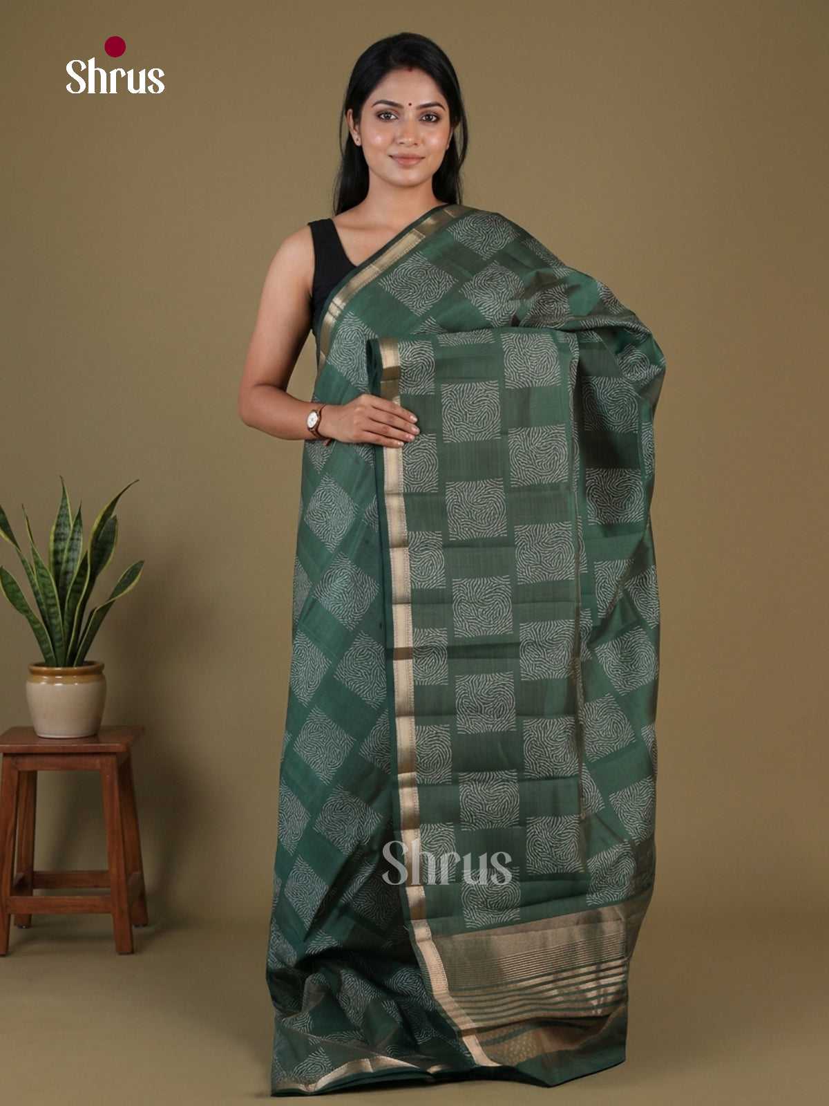 Semi Rawsilk Saree - EGS10034