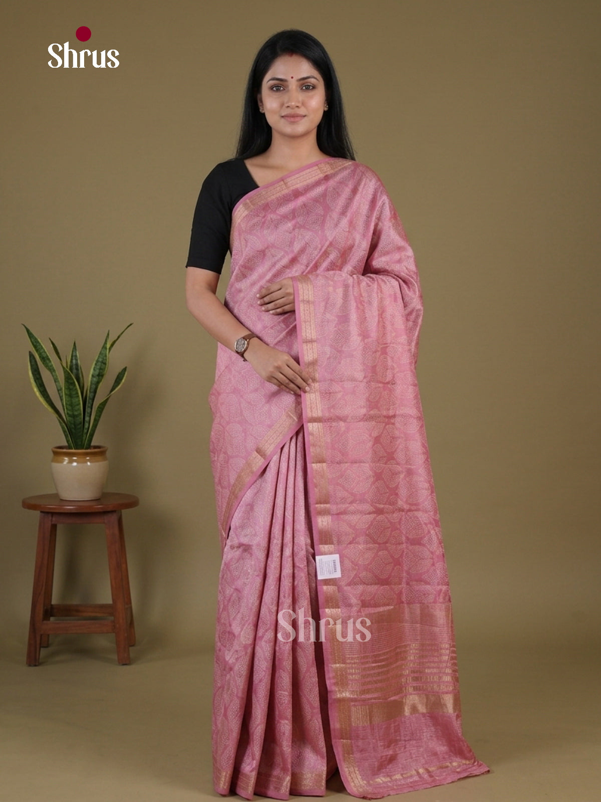 Semi Rawsilk Saree - EGS10094 - Shop on Shrus.com
