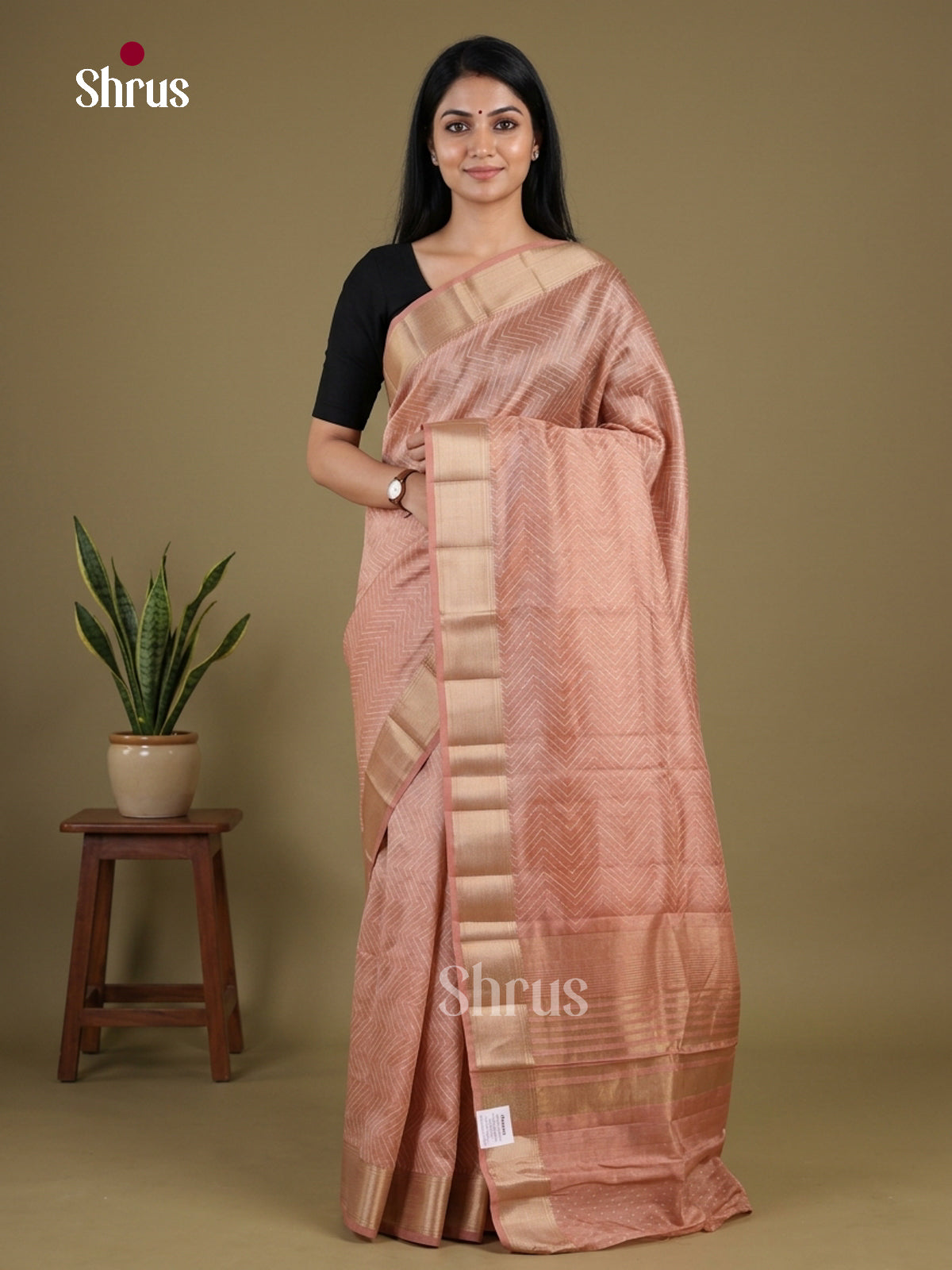 Semi Rawsilk Saree - EGS10123 - Shop on Shrus.com