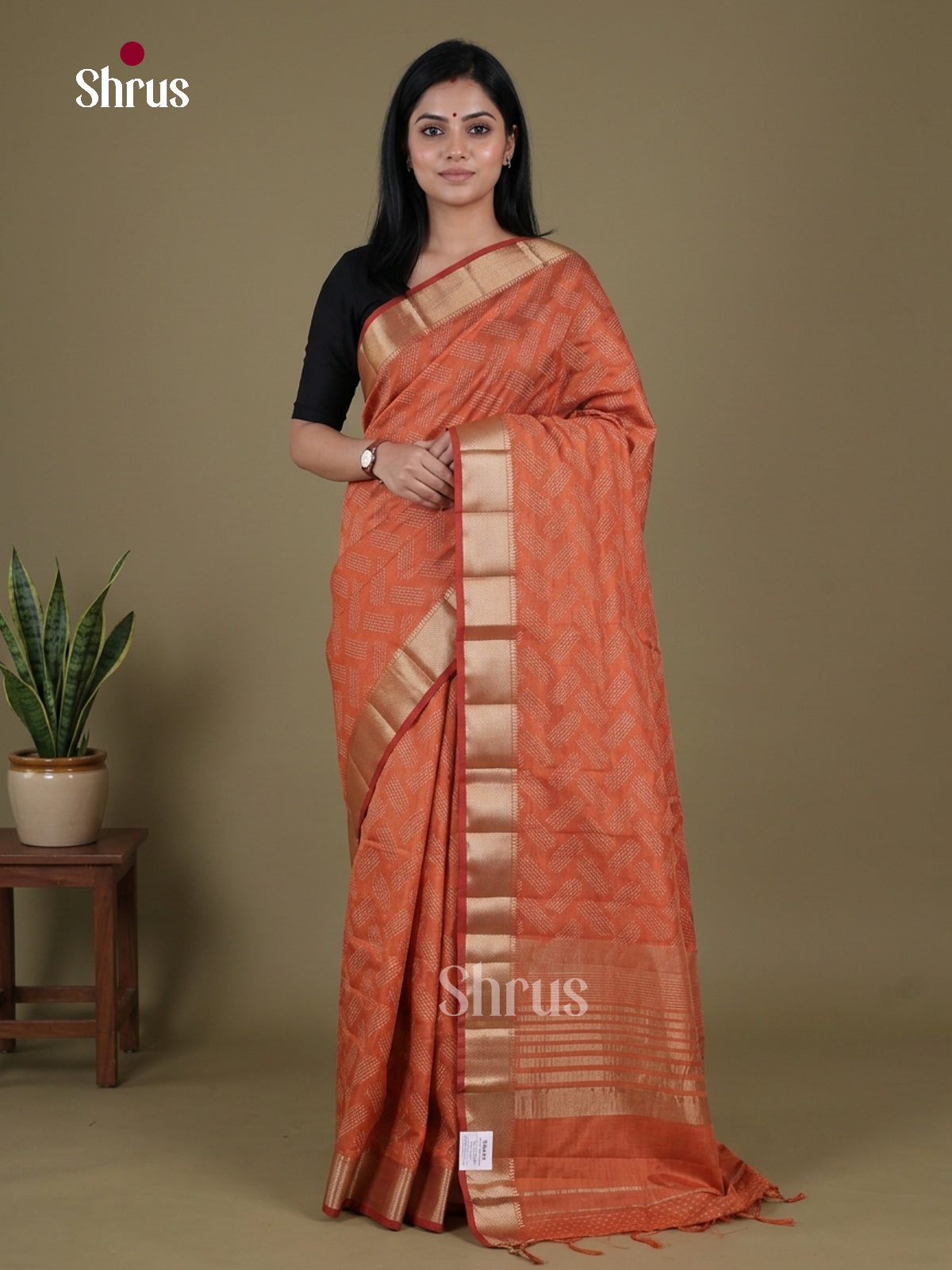 Semi Rawsilk Saree - EGS10128