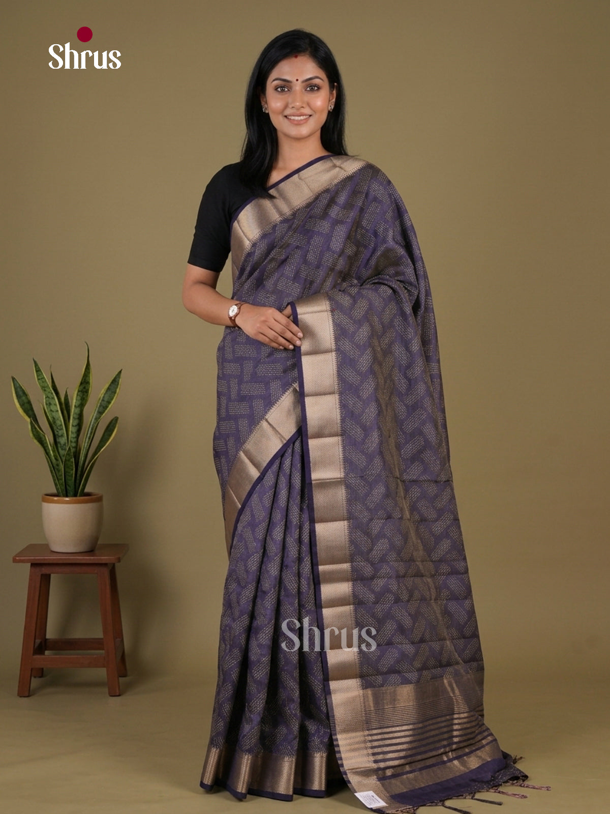 Semi Rawsilk Saree - EGS10140