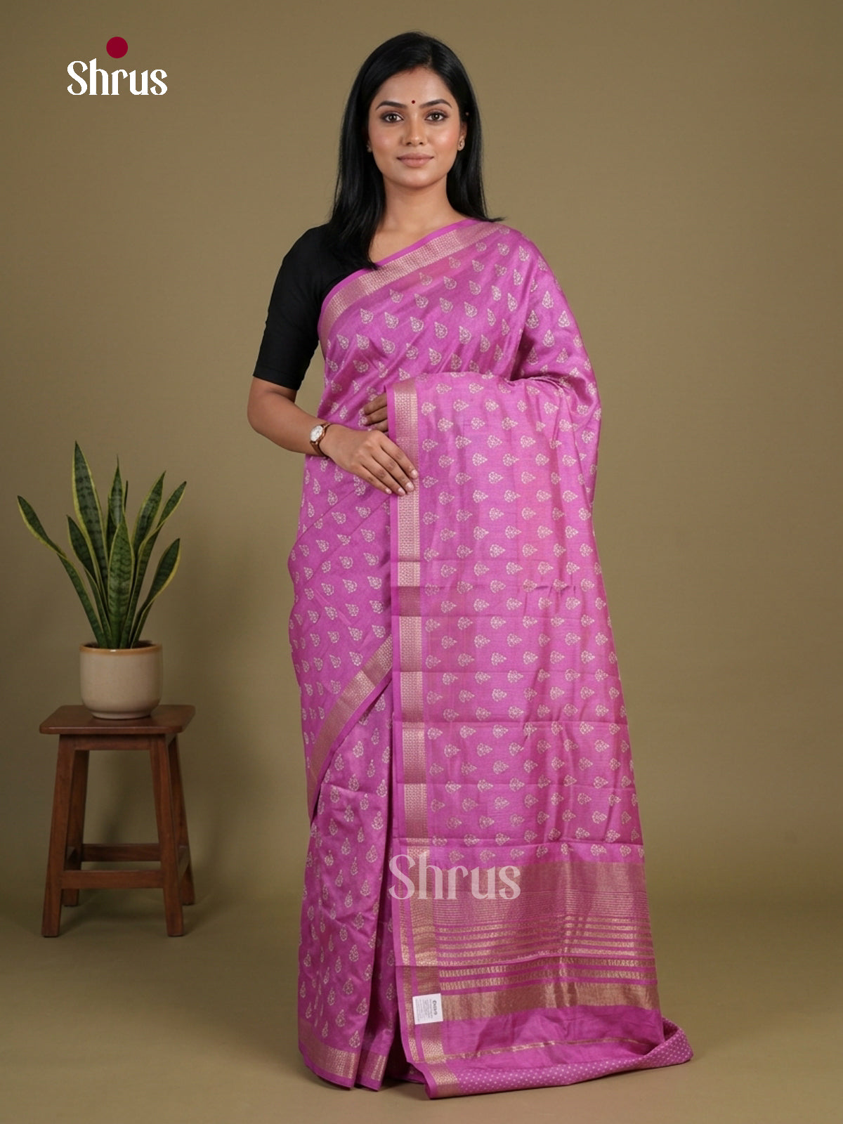 Semi Rawsilk Saree - EGS10178