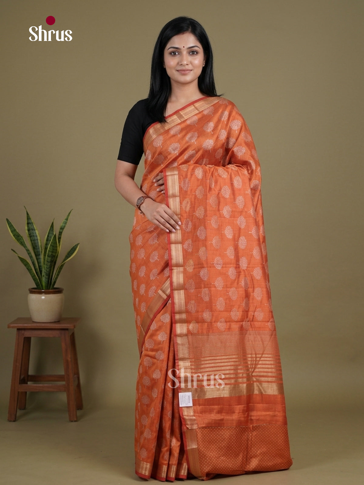 Semi Rawsilk Saree - EGS10184