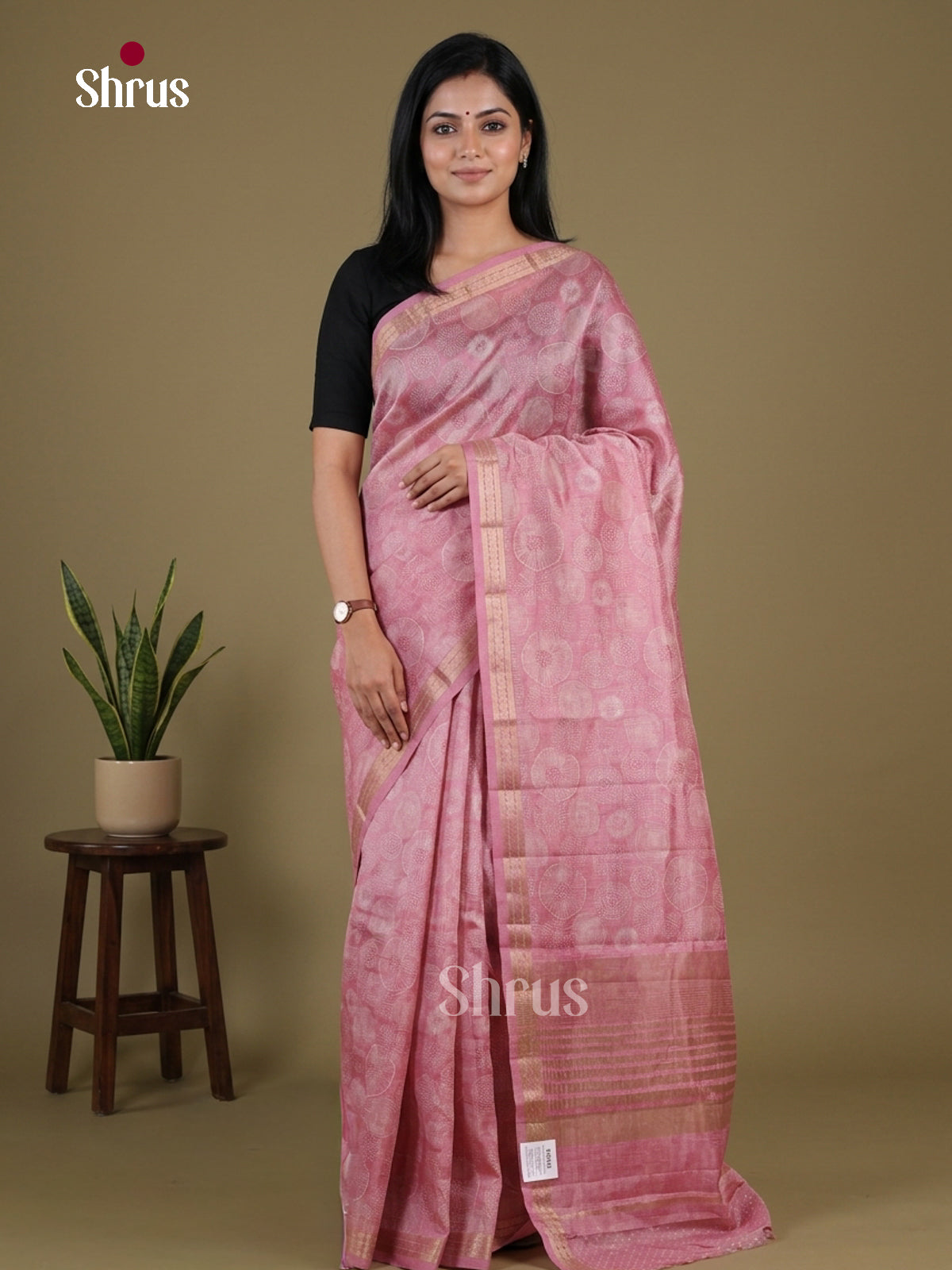 Semi Rawsilk Saree - EGS10314 - Shop on Shrus.com