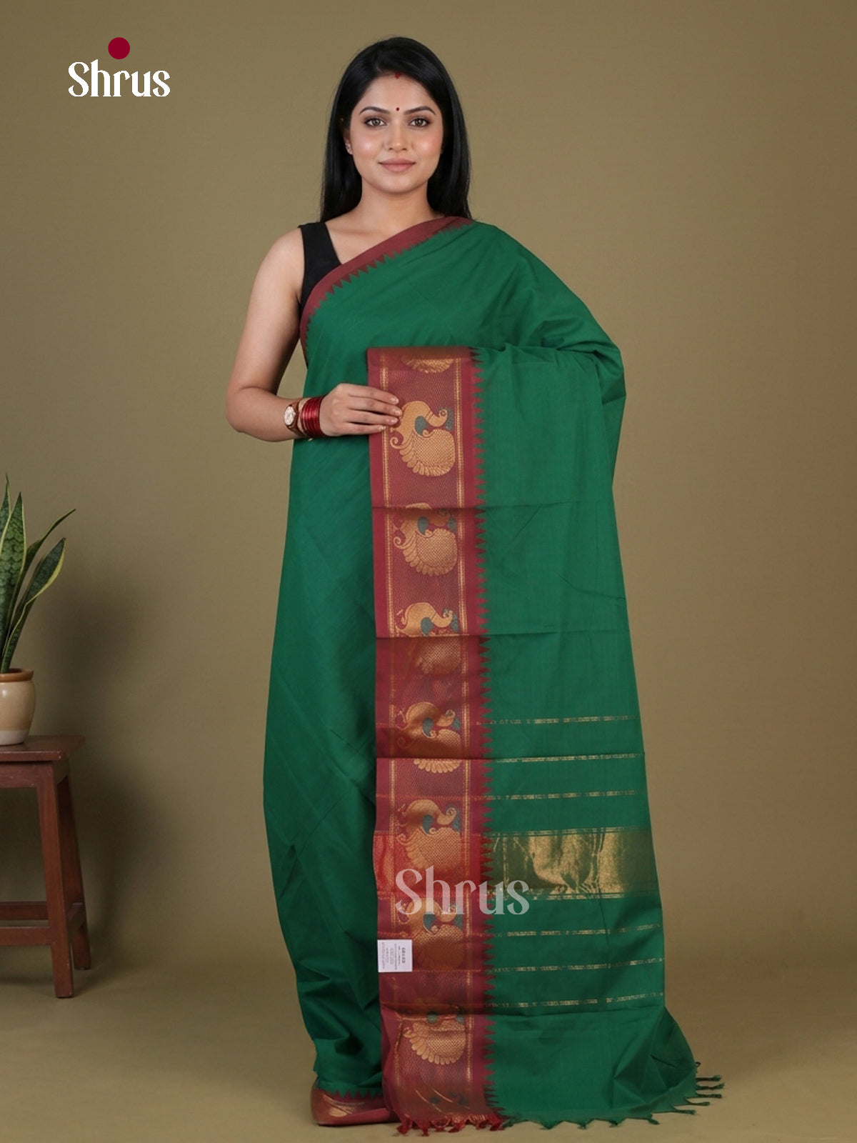 Chettinad Cotton Saree - EGS11029 - Shop on Shrus.com