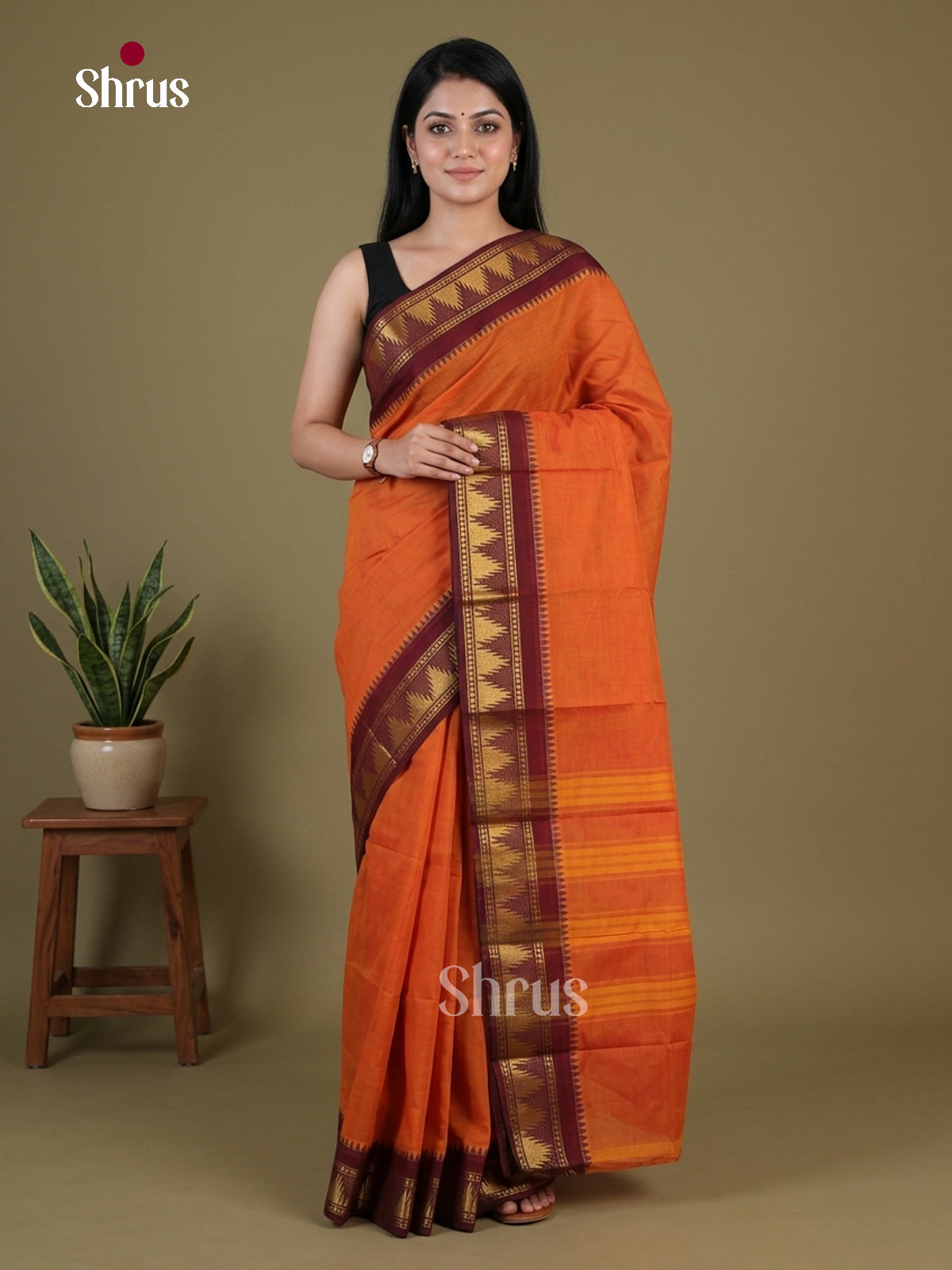 Chettinad Cotton Saree - EGS11129 - Shop on Shrus.com