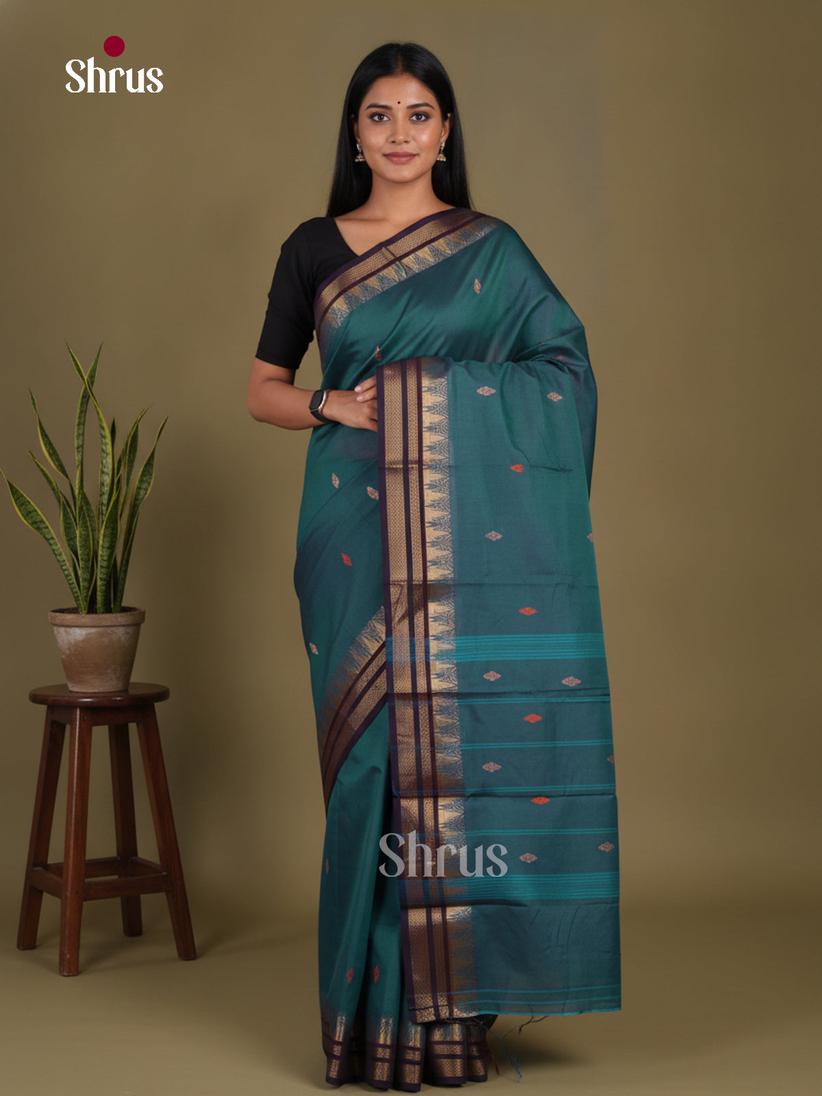 Chettinad Mix Cotton Saree - EGS11161 - Shop on Shrus.com