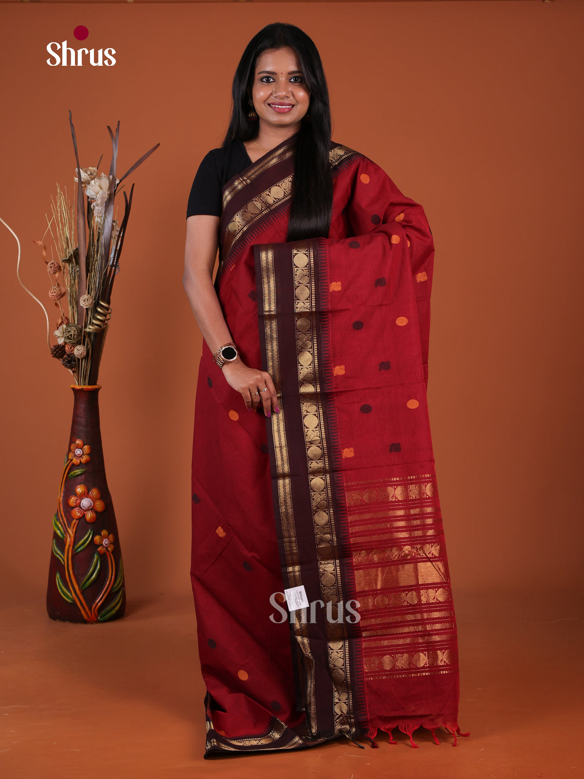Chettinad Cotton Saree - EGS11196
