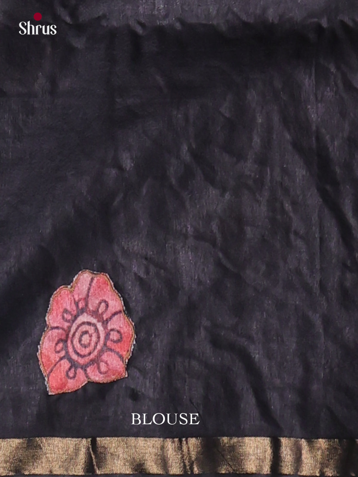 Kalamkari Applique Saree - EGS13150