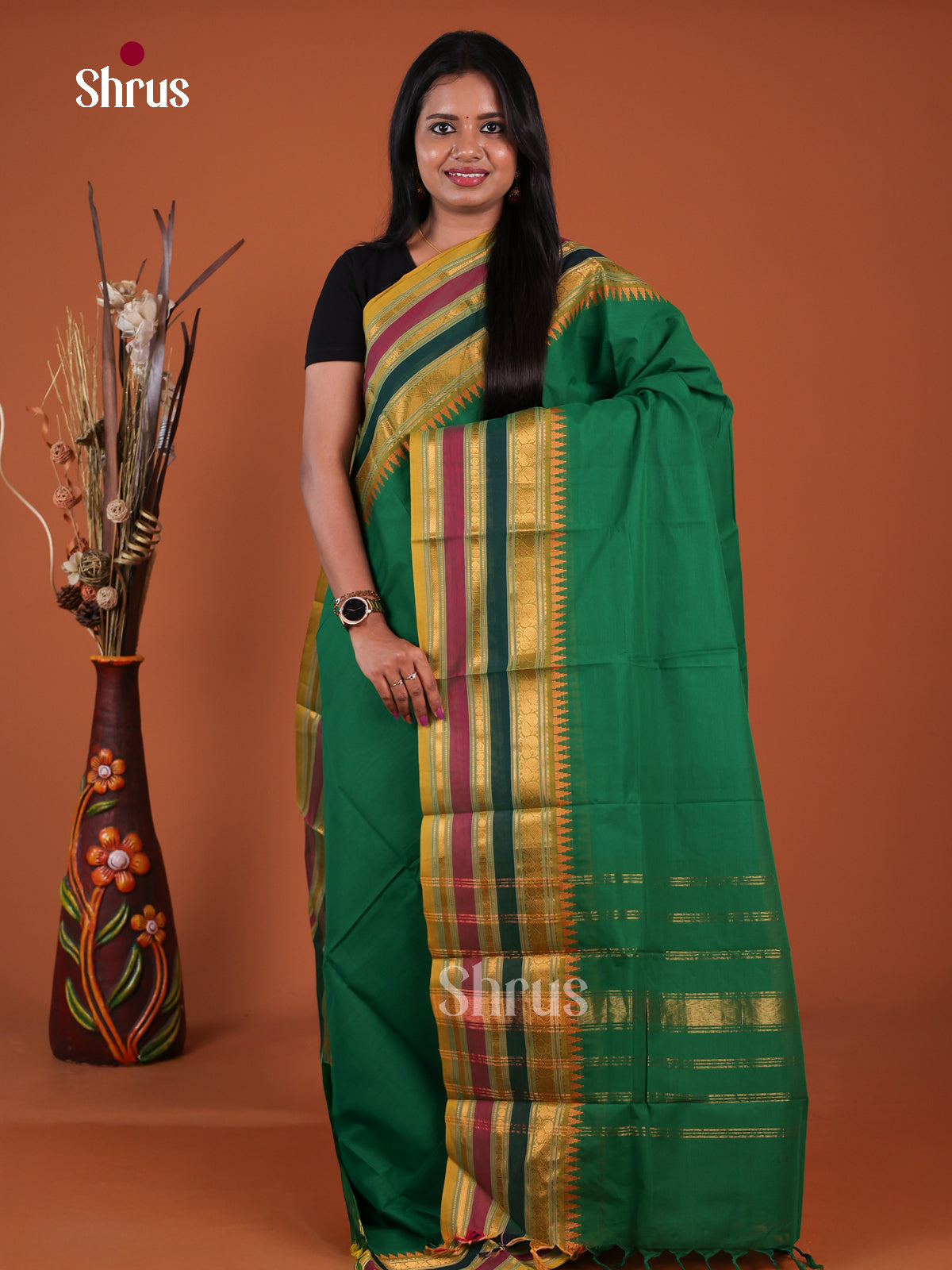 Chettinad Cotton Saree - EGS16023