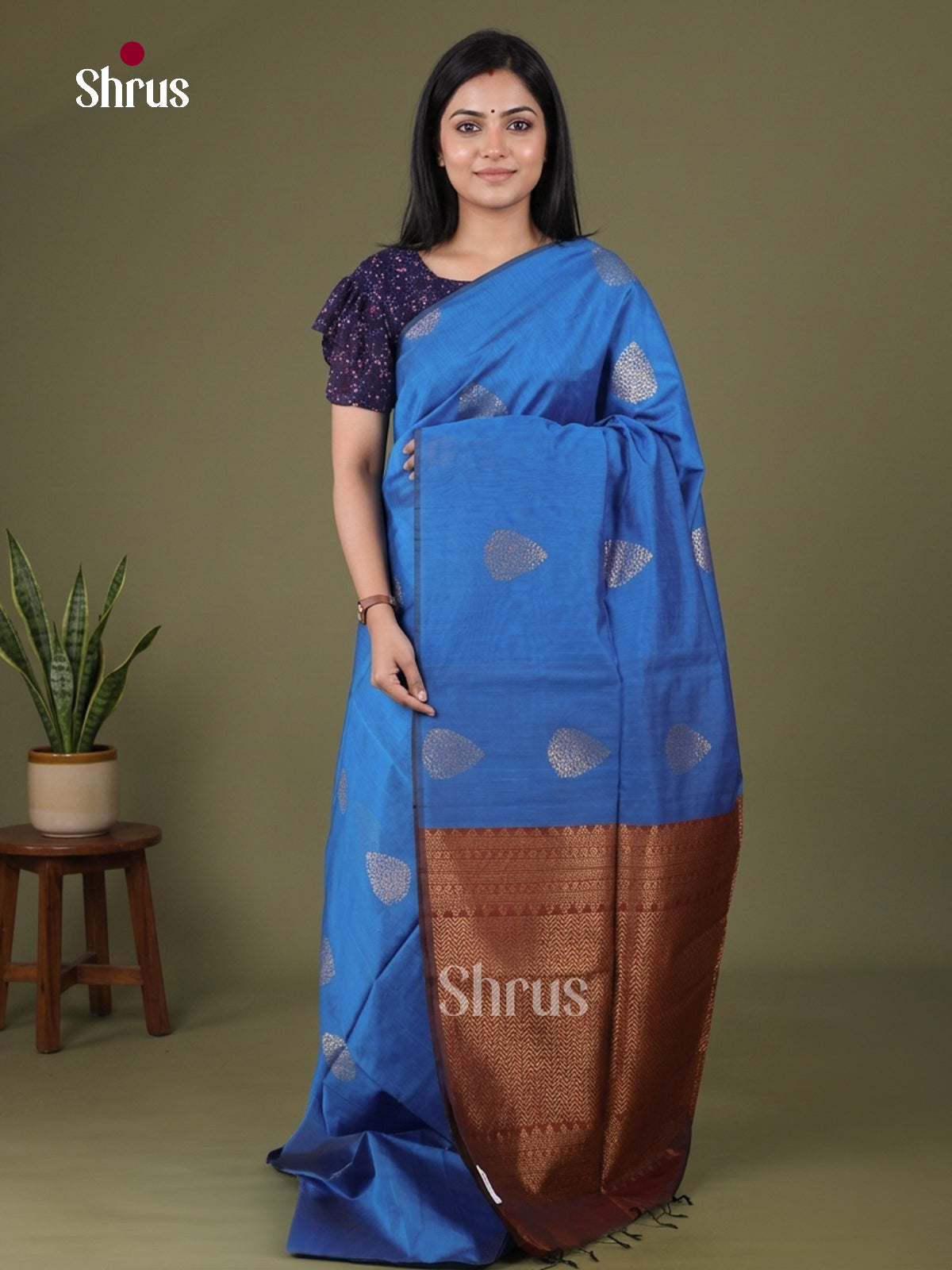 Semi Silkcotton Saree - EGS17040