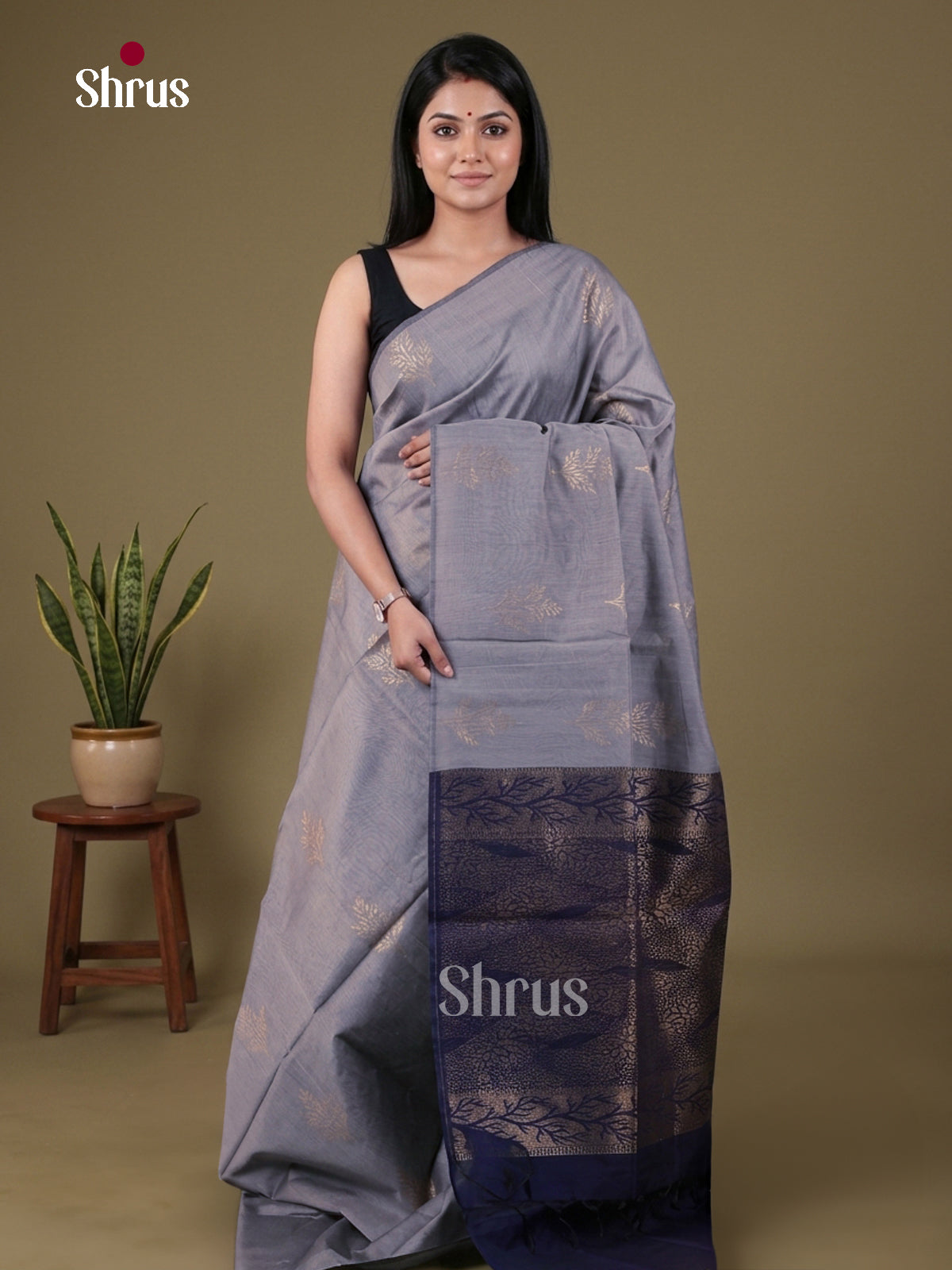 Semi Silkcotton Saree - EGS17048
