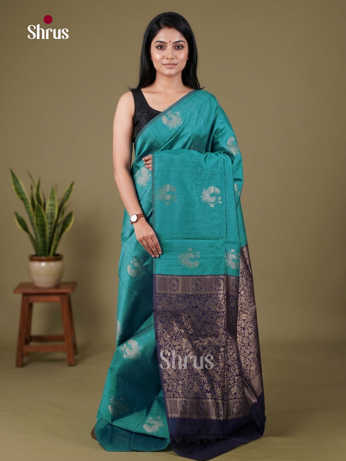 Semi Silkcotton Saree - EGS17051