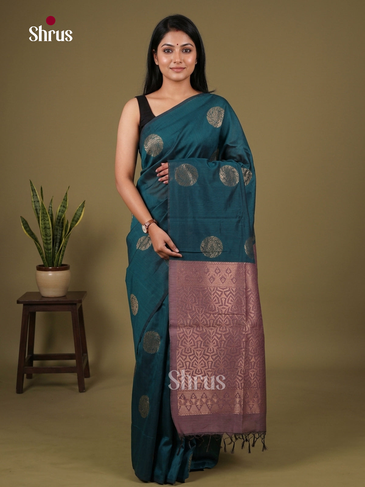 Semi Silkcotton Saree - EGS17070