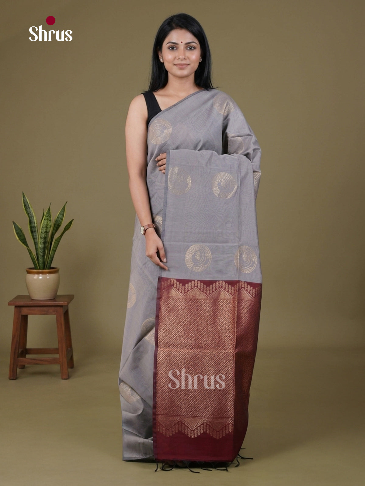 Semi Silkcotton Saree - EGS17091