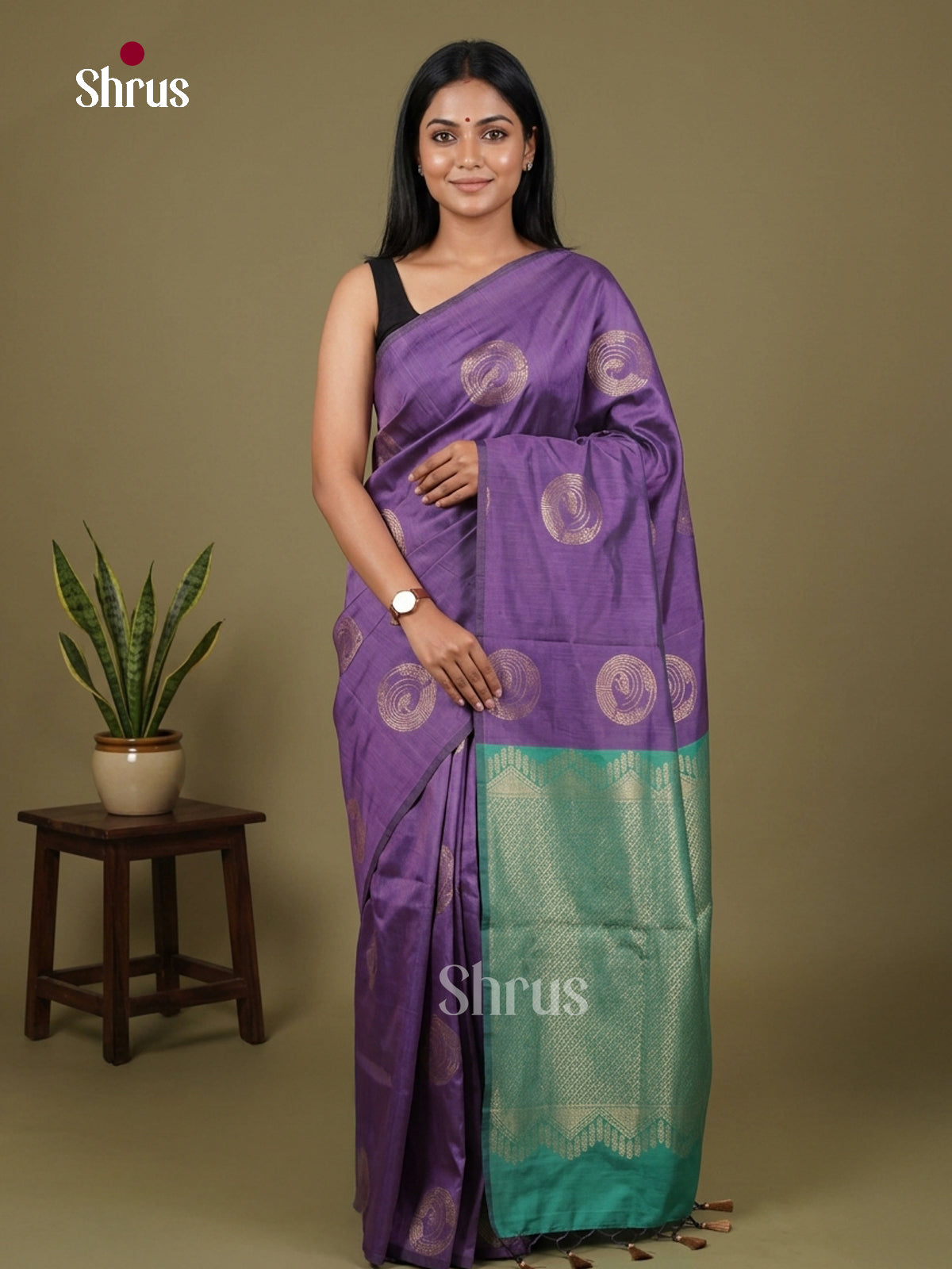 Semi Silkcotton Saree - EGS17093