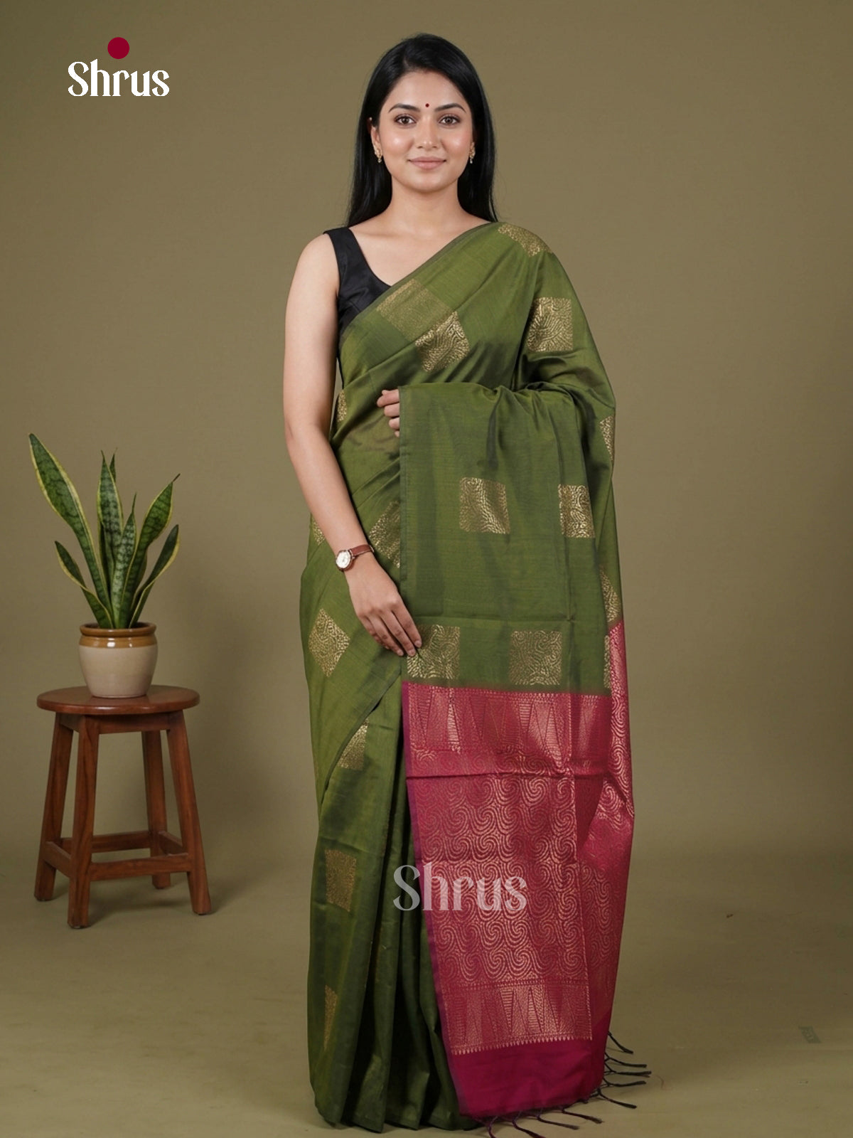 Semi Silkcotton Saree - EGS17100