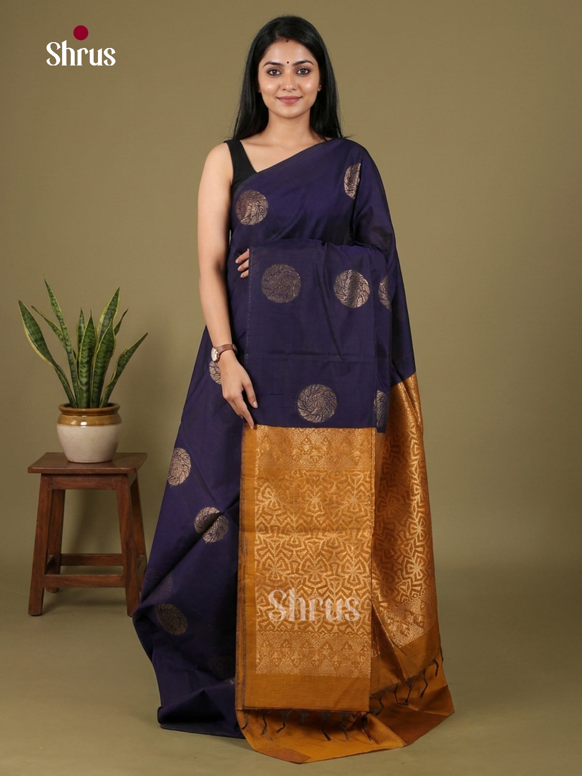 Semi Silkcotton Saree - EGS17106