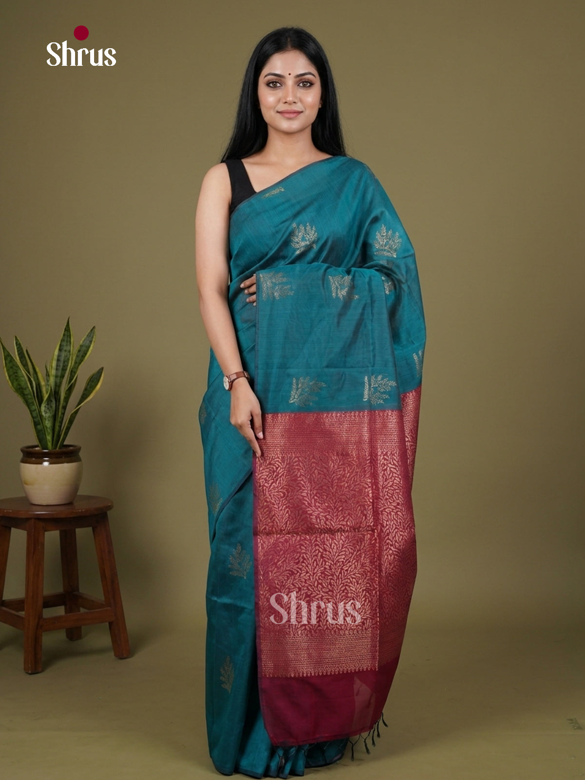 Semi Silkcotton Saree - EGS17107