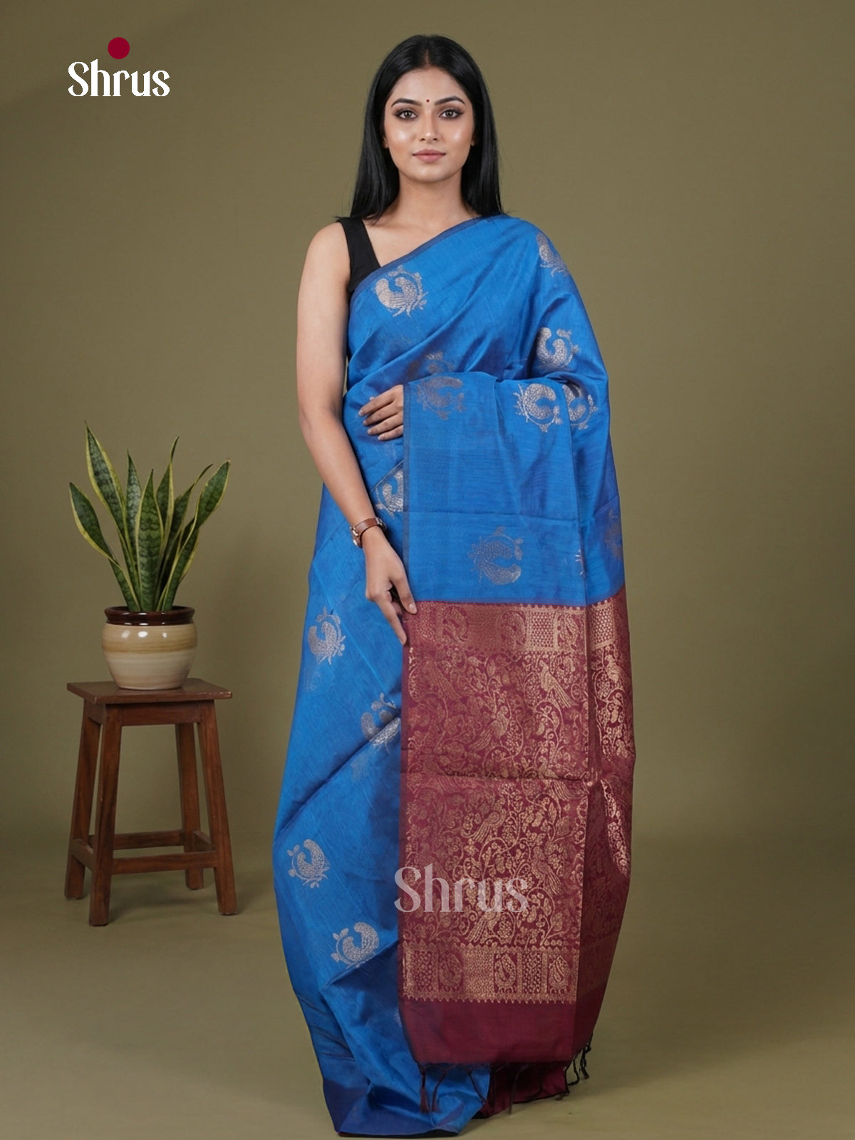 Semi Silkcotton Saree - EGS17108