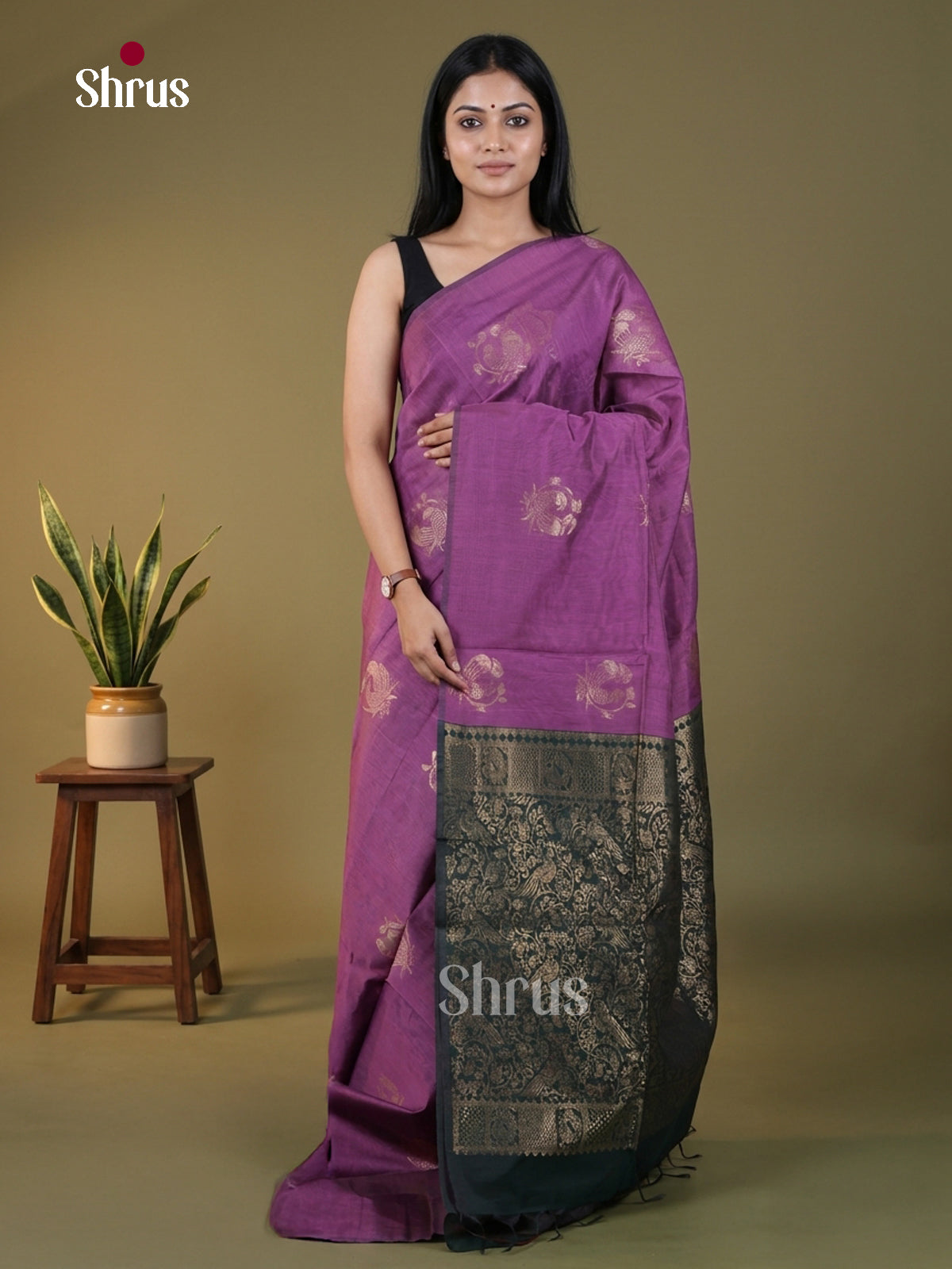 Semi Silkcotton Saree - EGS17110