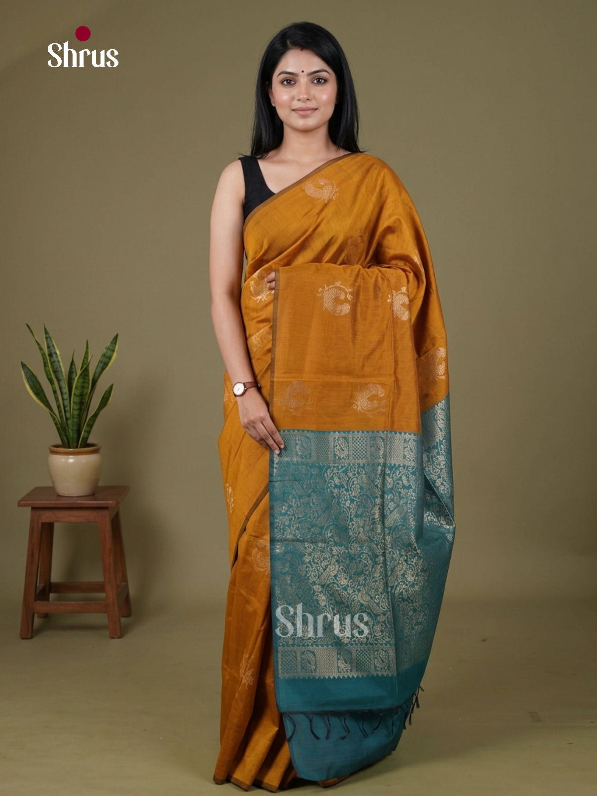 Semi Silkcotton Saree - EGS17118