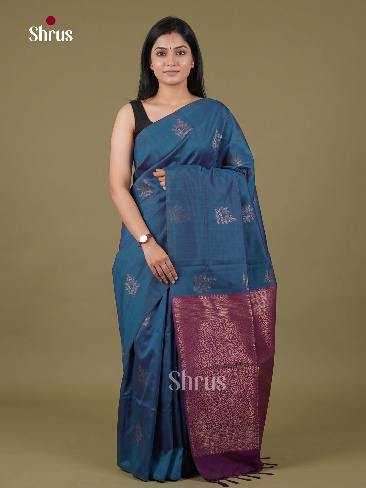 Semi Silkcotton Saree - EGS17125