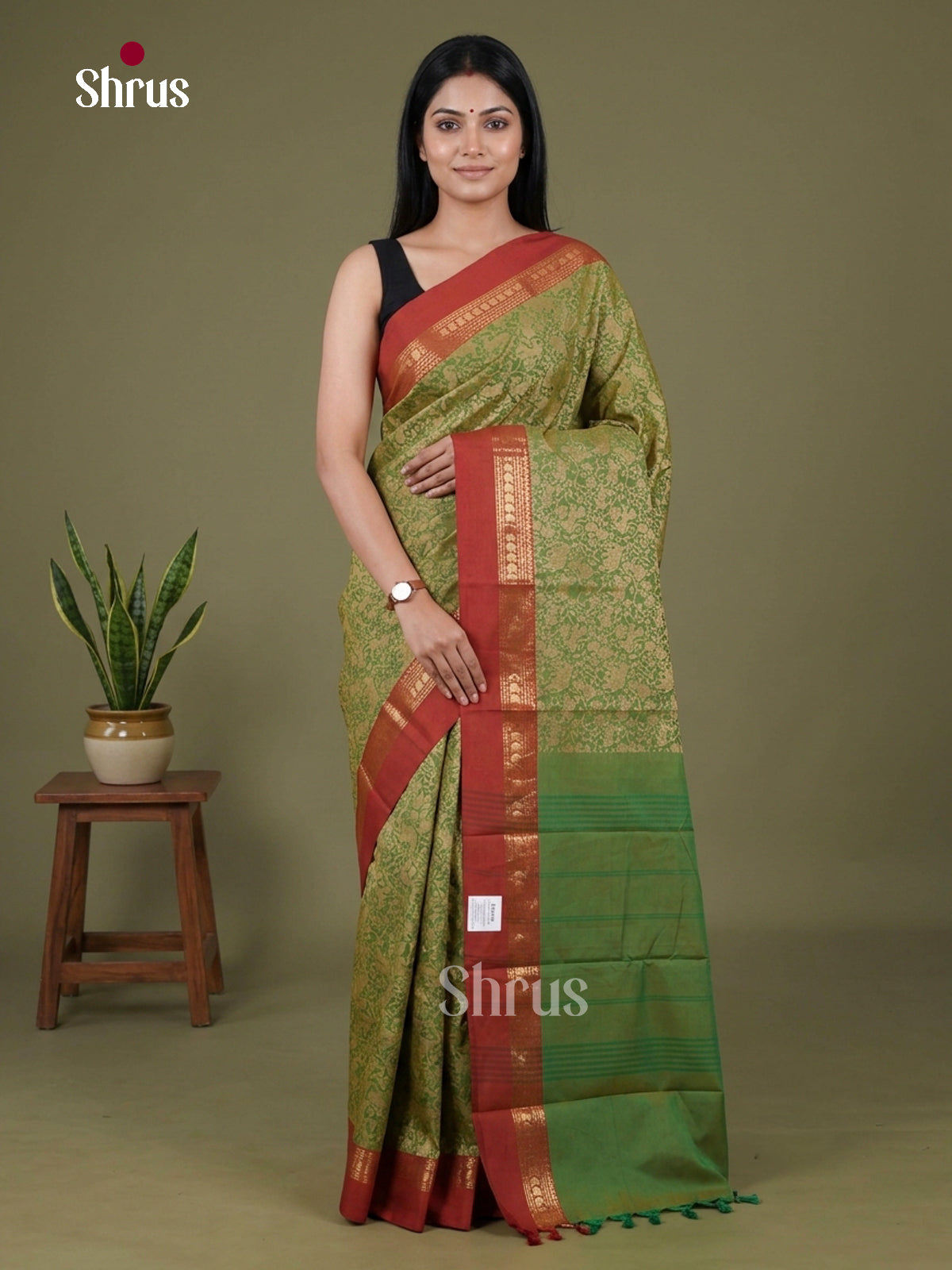 Kanchi Cotton Saree - EGS18016
