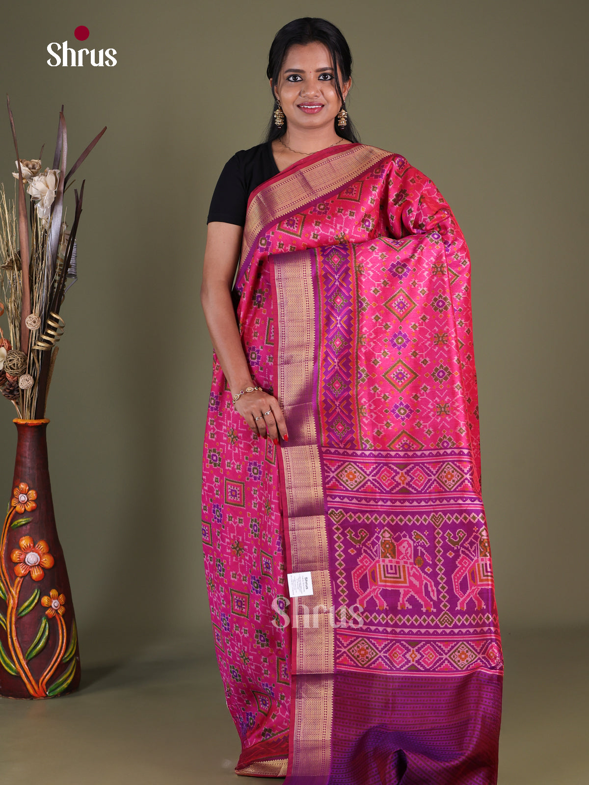 Semi Patola Saree - EGS21040