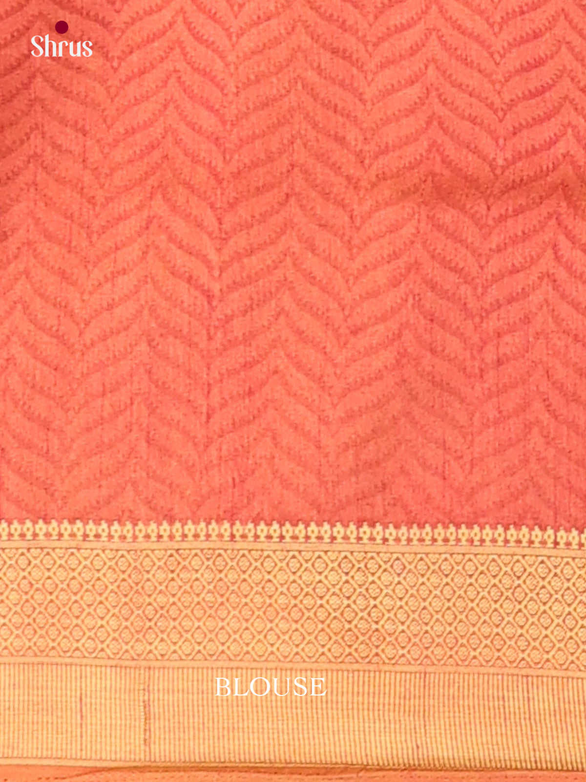 Orange & Brick - Semi Patola Saree - Shop on Shrus.com