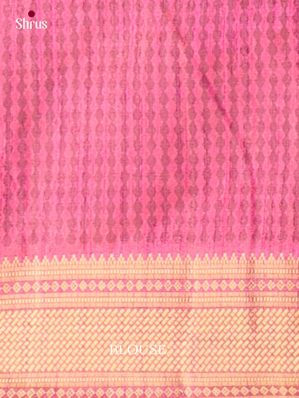 Orange & Pink - Semi Patola Saree - Shop on Shrus.com