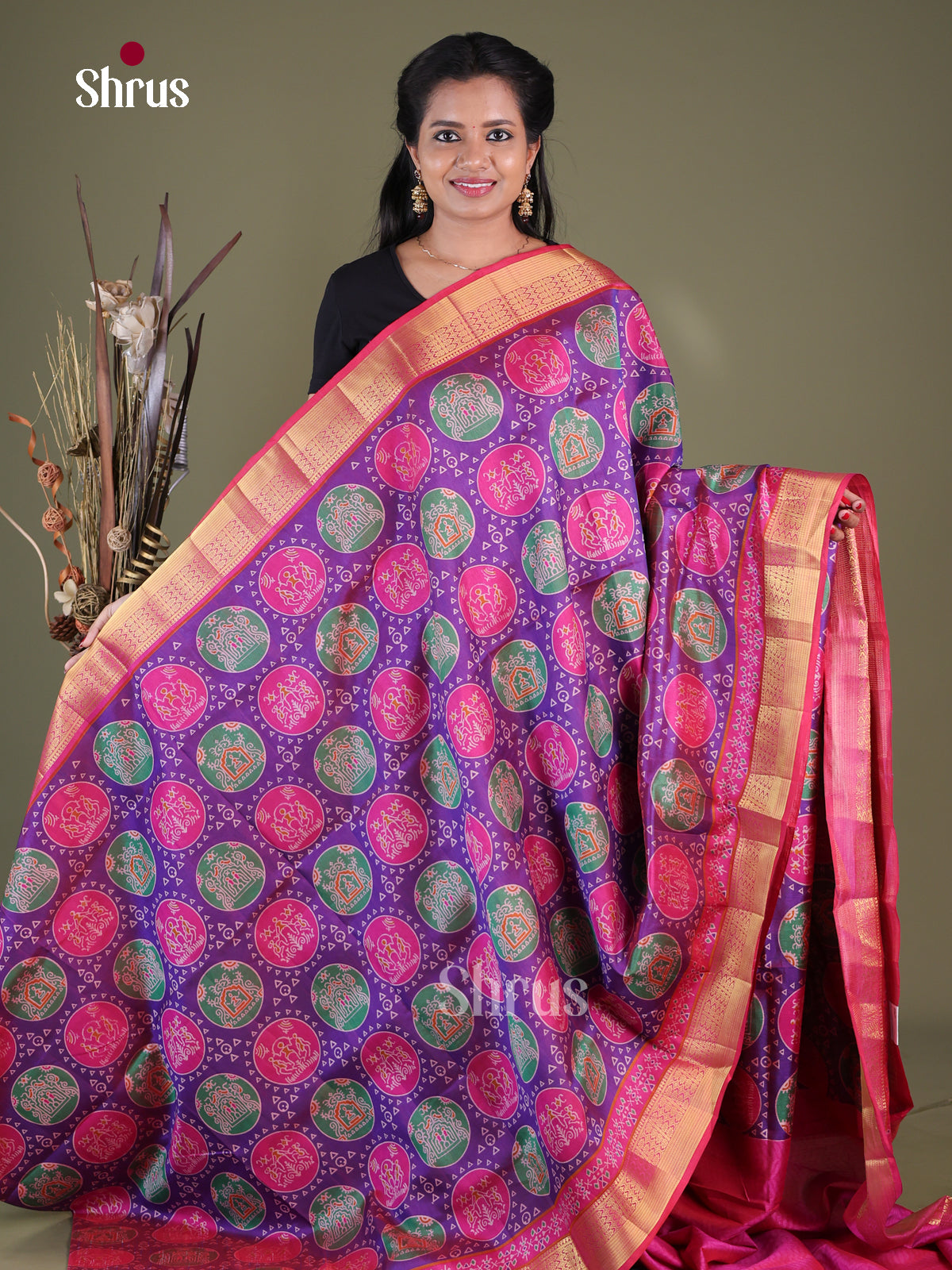 Semi Patola Saree - EGS21081