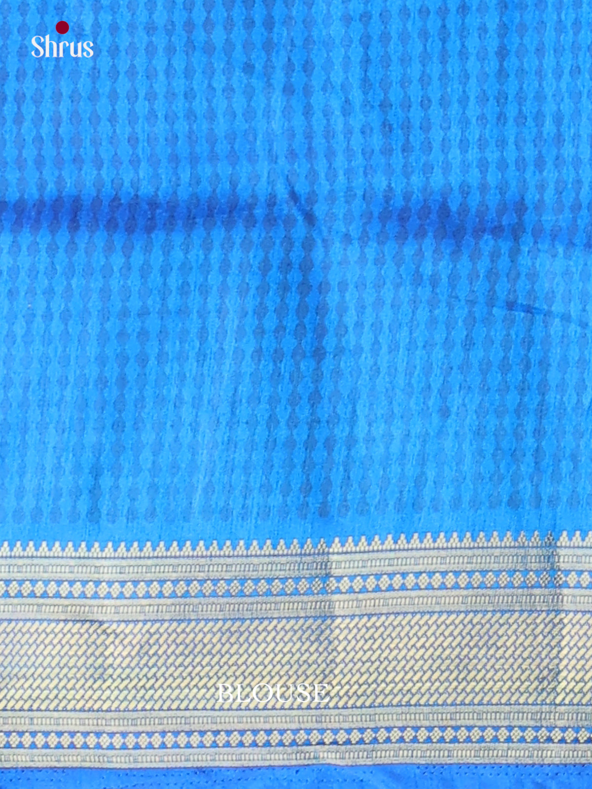 Purple & Blue- Semi Patola Saree