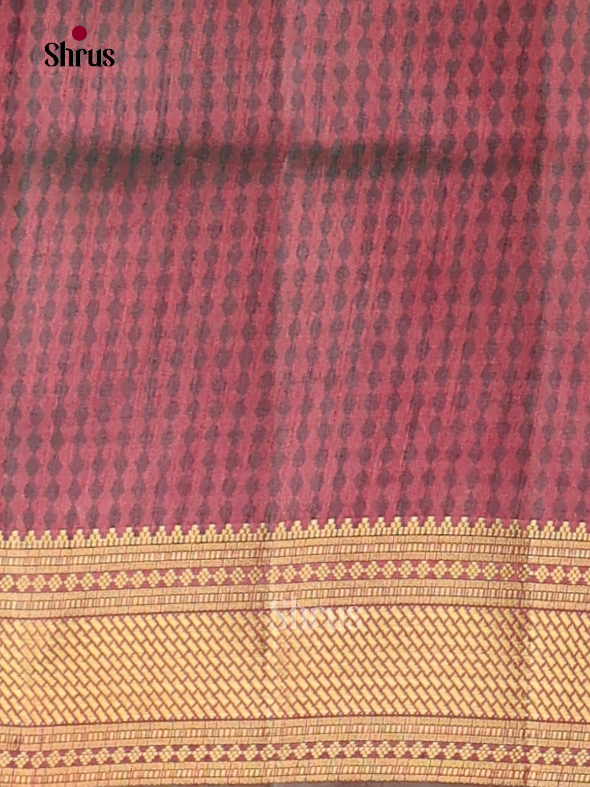 Green & Brown - Semi Patola Saree