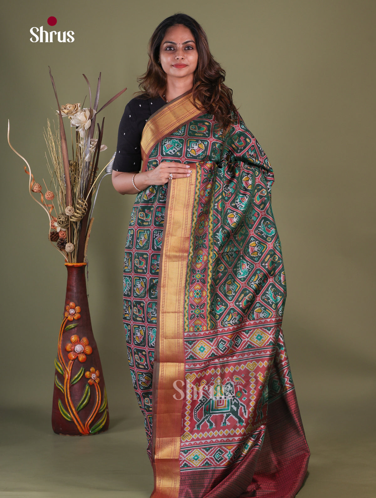 Semi Patola Saree - EGS21109