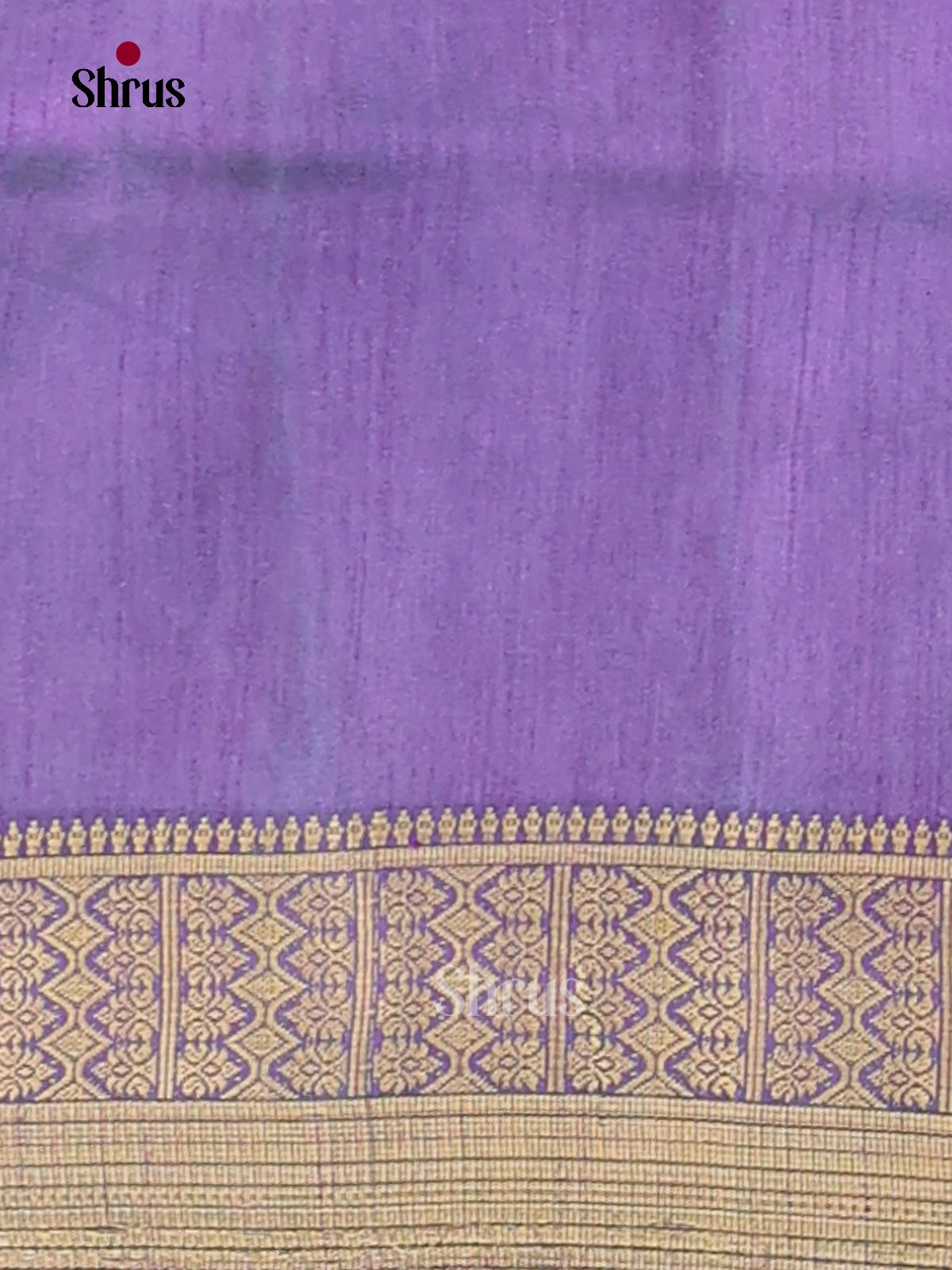 Blue & Purple - Semi Patola Saree