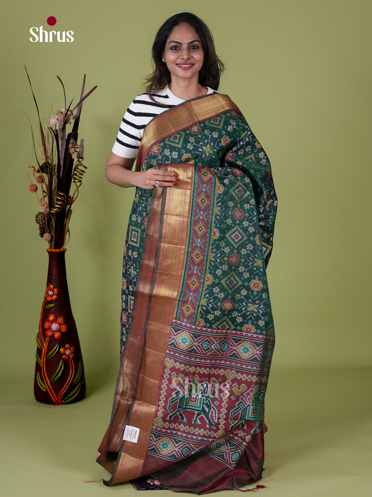 Semi Patola Saree - EGS21116