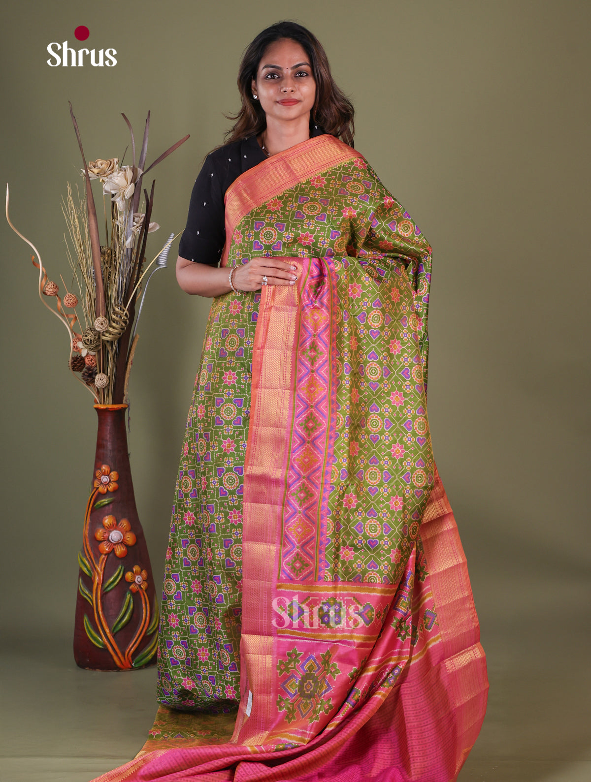 Semi Patola Saree - EGS21122