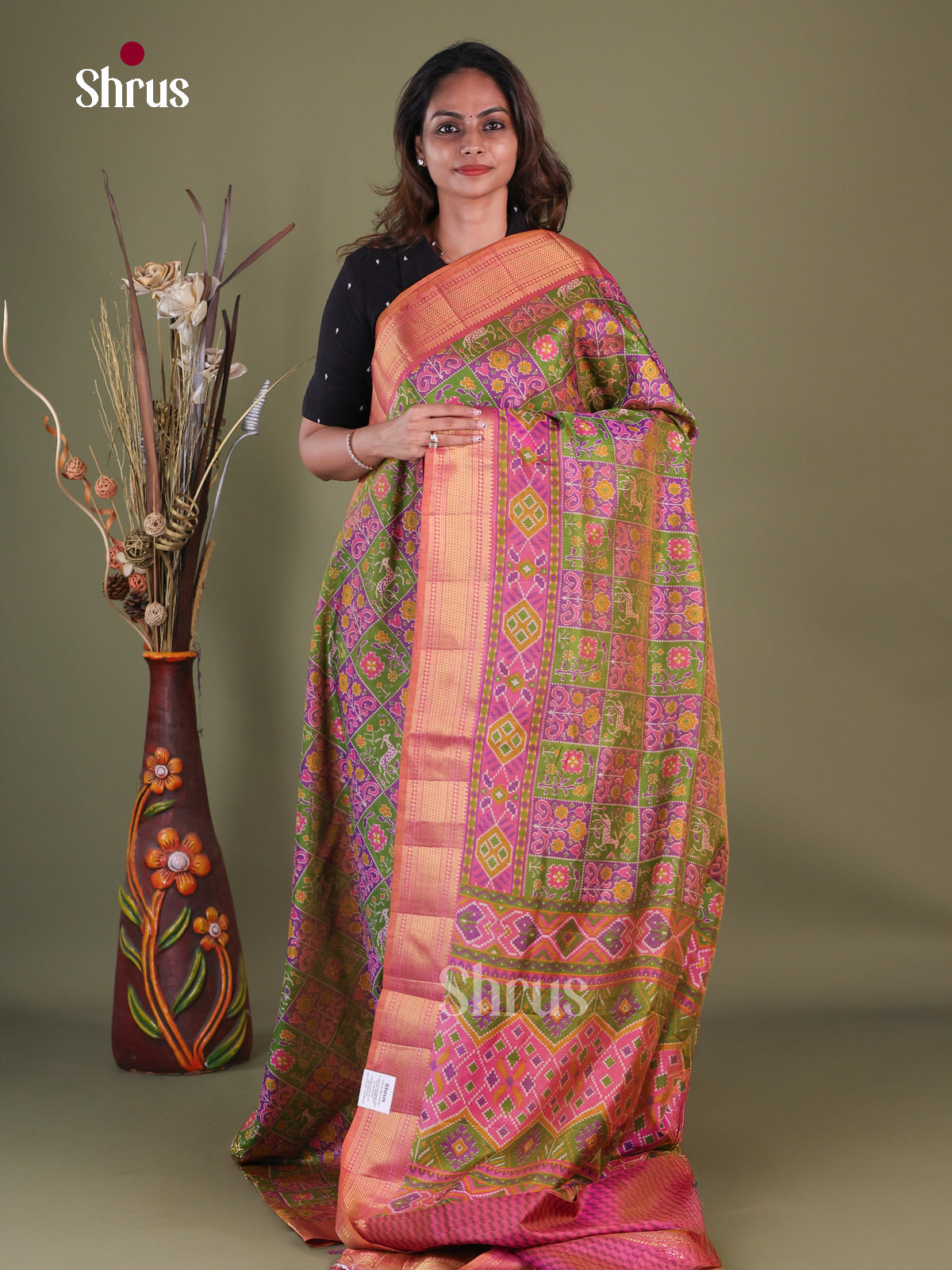 Semi Patola Saree - EGS21124