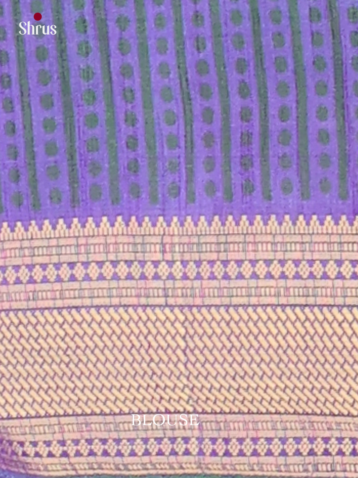 Blue & Purple- Semi Patola Saree
