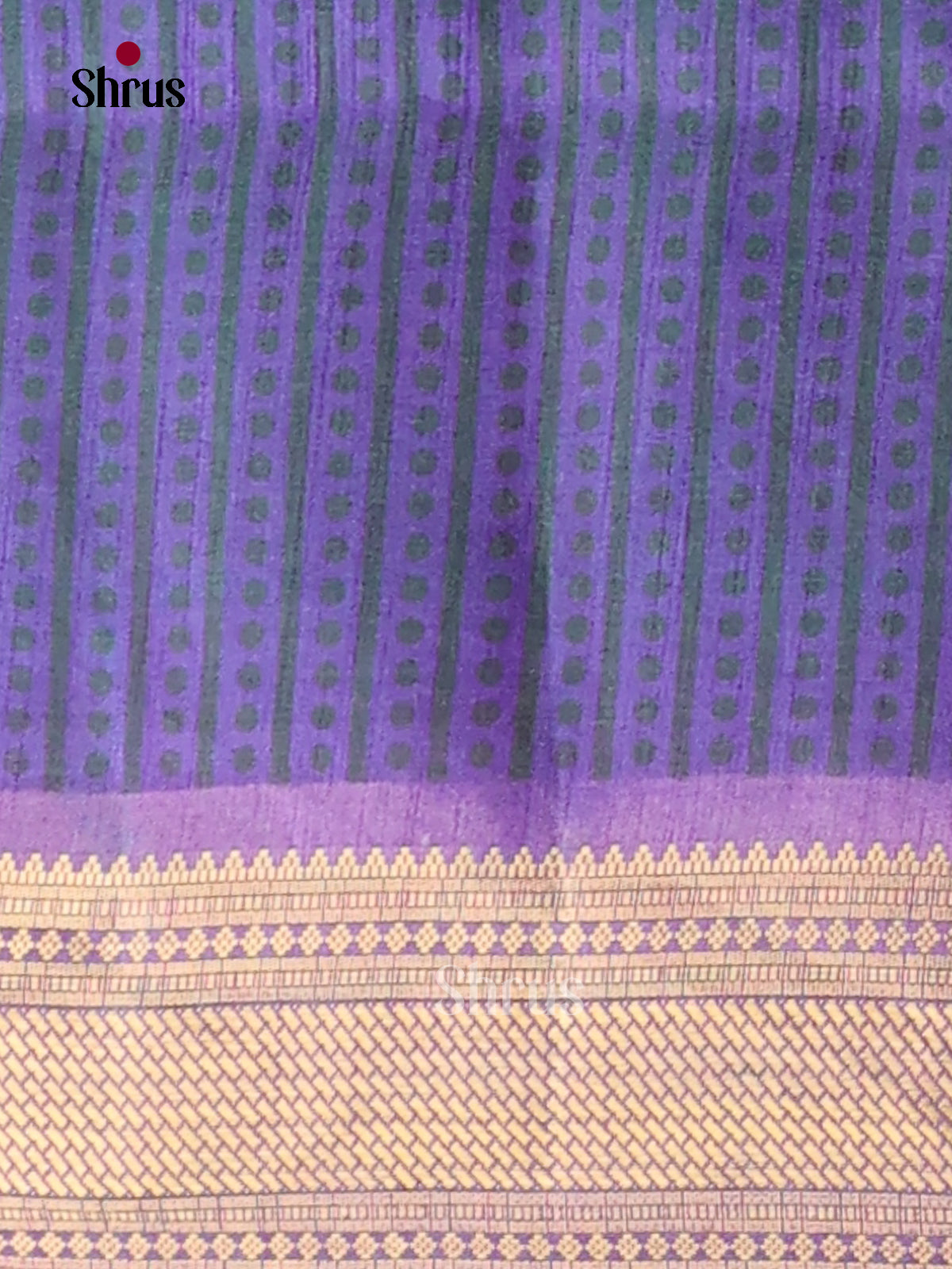 Blue & Purple- Semi Patola Saree