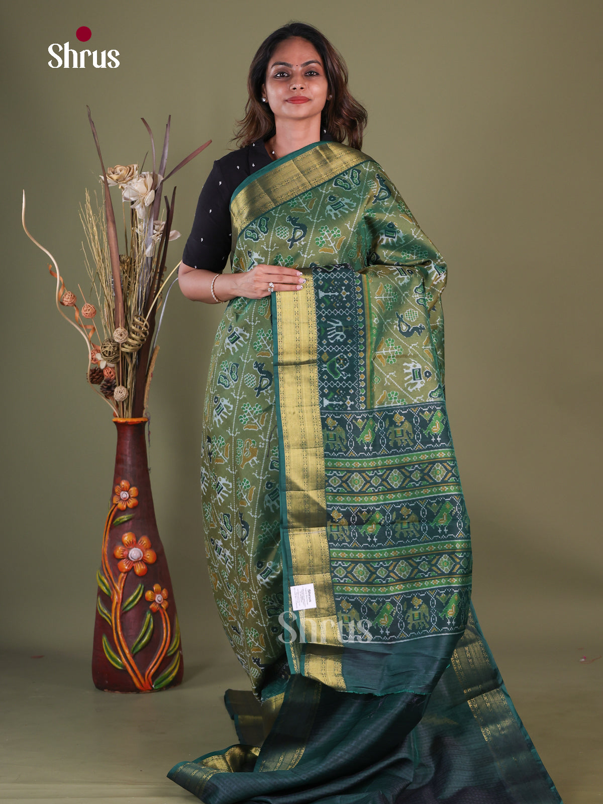 Semi Patola Saree - EGS21155