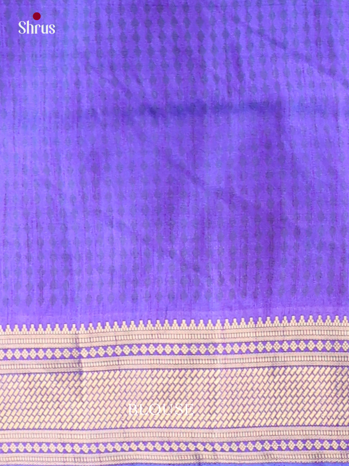 Blue & Purple - Semi Patola Saree