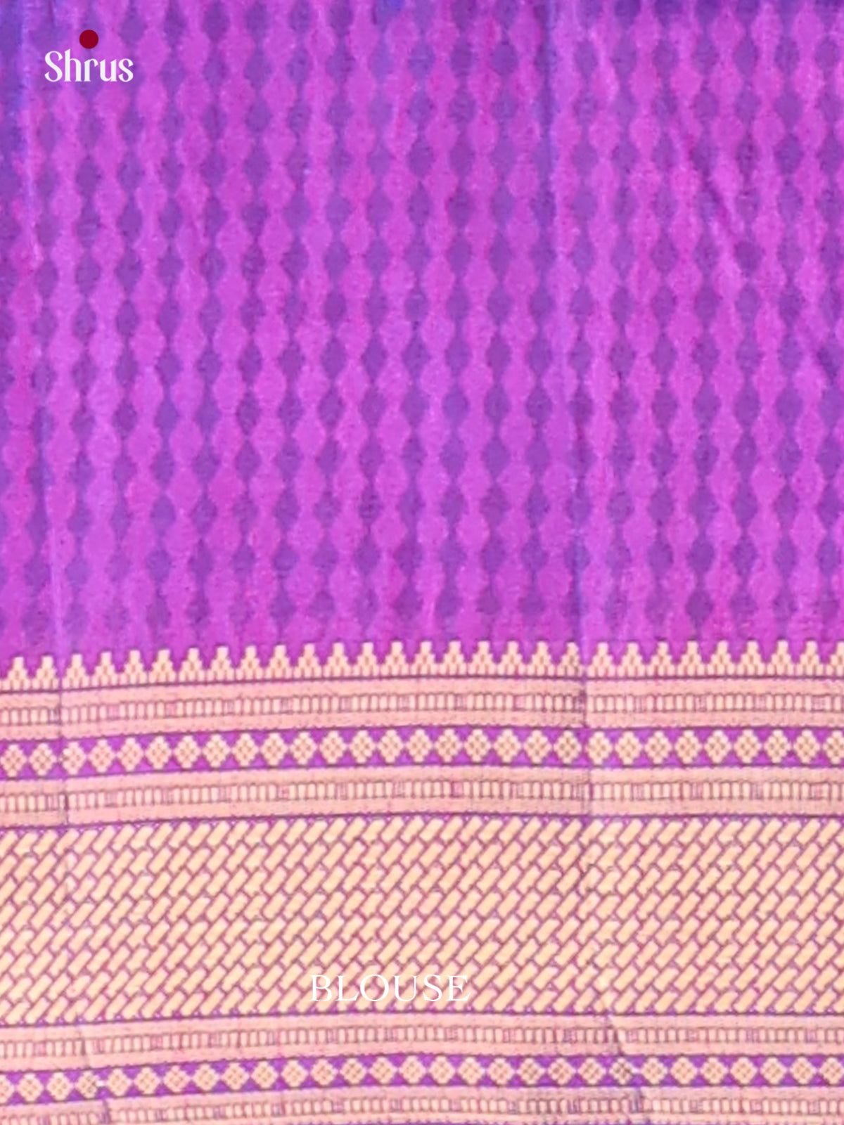 Blue & Purple - Semi Patola Saree