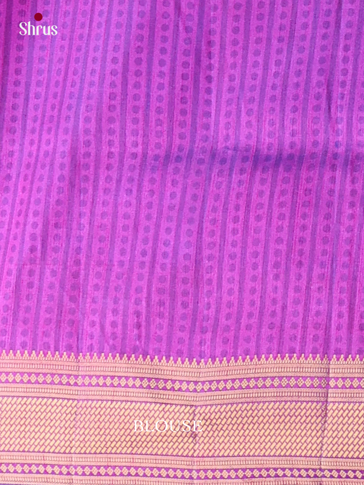 Blue & Purple - Semi Patola Saree