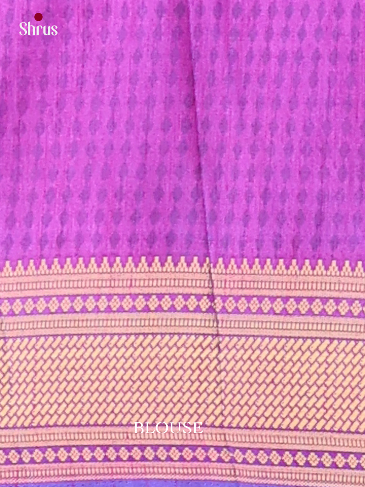 Blue & Purple - Semi Patola Saree