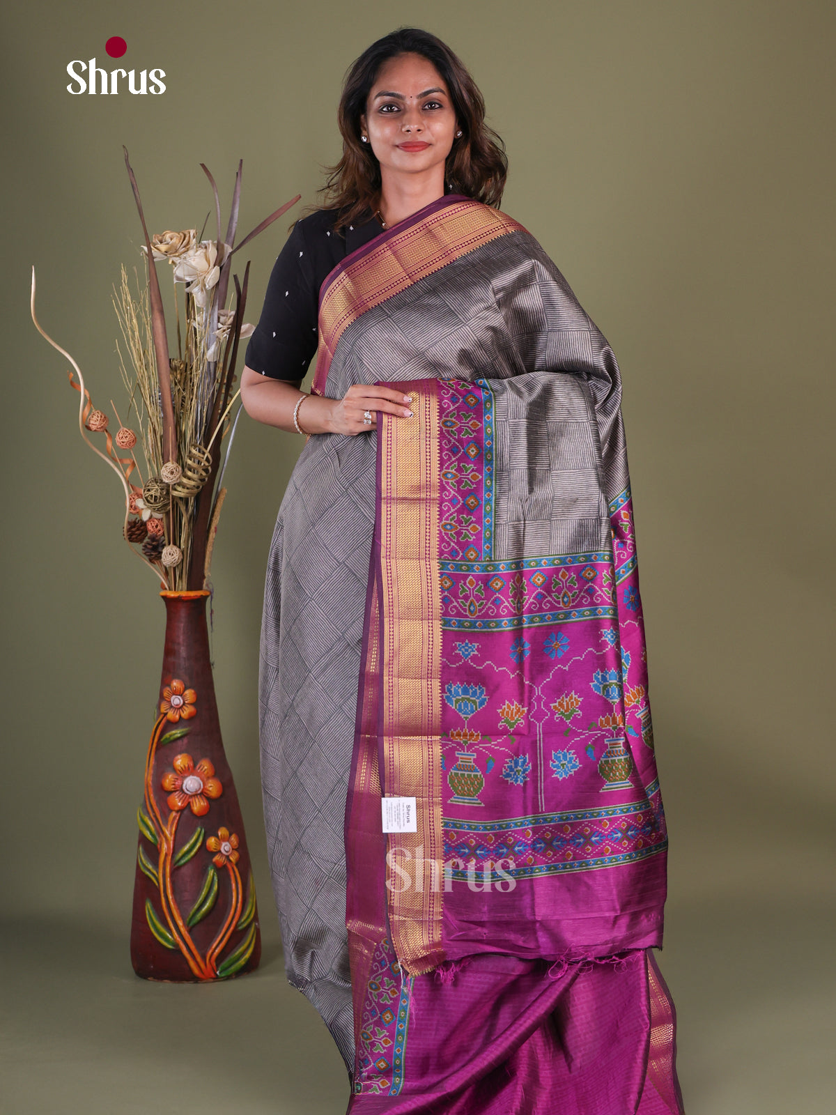 Semi Patola Saree - EGS21206